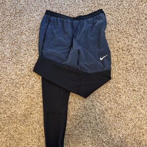 Nike Men’s Navy and Black Running Pants